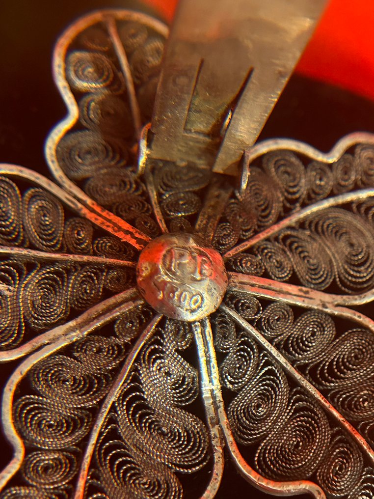 Sem preço de reserva - Pregadeira Prata - Filigraan Broche 800 #4.3