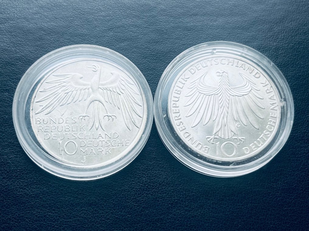 Germany. 10 Deutsche Mark 2x 1972 / Olympic Games in Munich  (No reserve price) #1.0