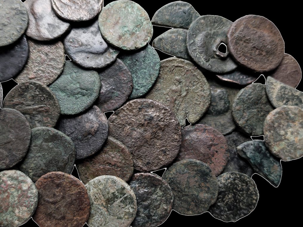 Ρωμαϊκή Αυτοκρατορία Lot of 50 Asses & Dupondii (1st-2nd century AD)  (χωρίς τιμή ασφαλείας) #2.1