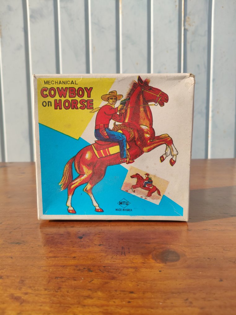 MTU - Jouet en étain - Mechanical Cowboy On Horse, Boxed - 1960-1970 - Corée #1.0