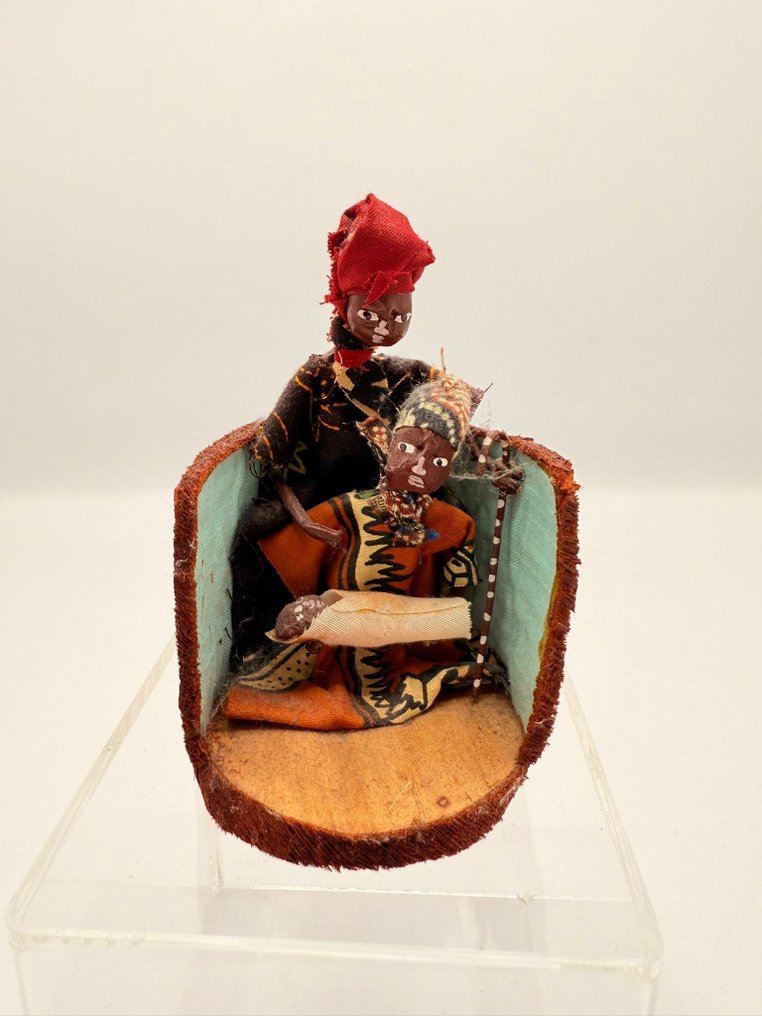 Φάτνη των Χριστουγέννων Ουγκάντα - Textile - 1960-1970 #1.0