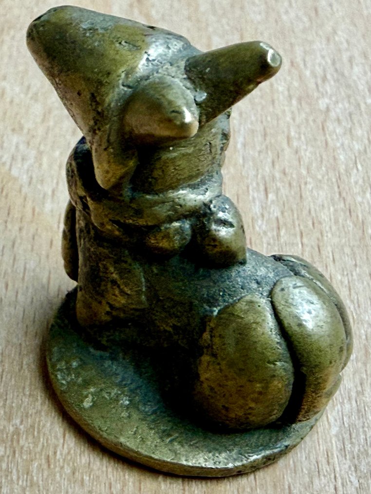 Figura del tempio Nandi in ottone indiano del secolo. - Ottone - India - XVIII-XIX secolo #4.3