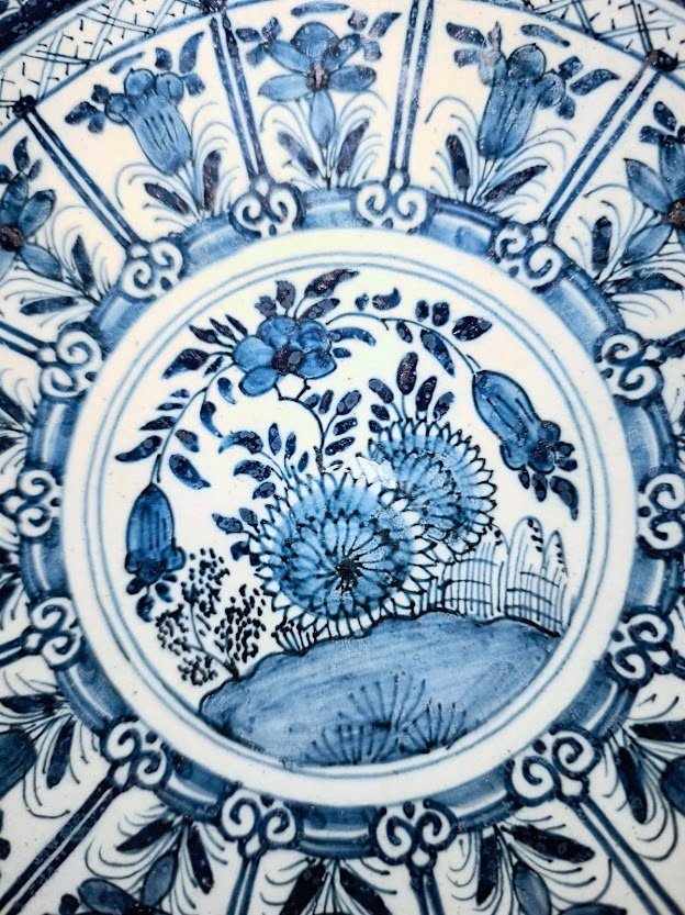 Faïence de Delft - 盘子 - 代夫特陶器 - 蓝色和白色搪瓷 #3.2
