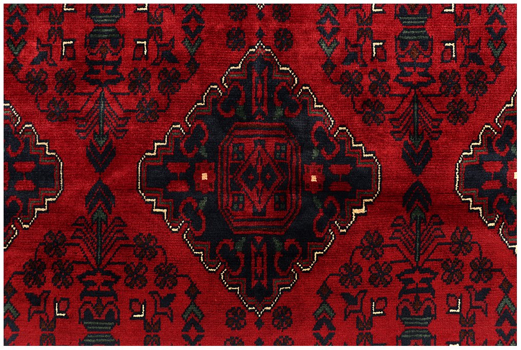 Afghan, New Hand-knotted khal Mohammadi rug Fine quality Authentic Red wool - Carpet - 300 cm - 200 cm - Traditional Handmade rug  #2.1