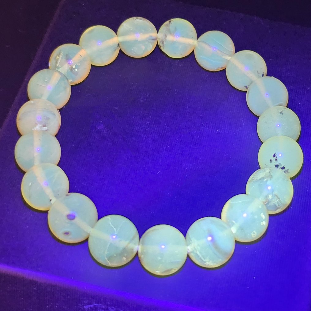 金光波罗的海琥珀手链——古代树脂的透明珠子 - 琥珀  (沒有保留價) #4.3