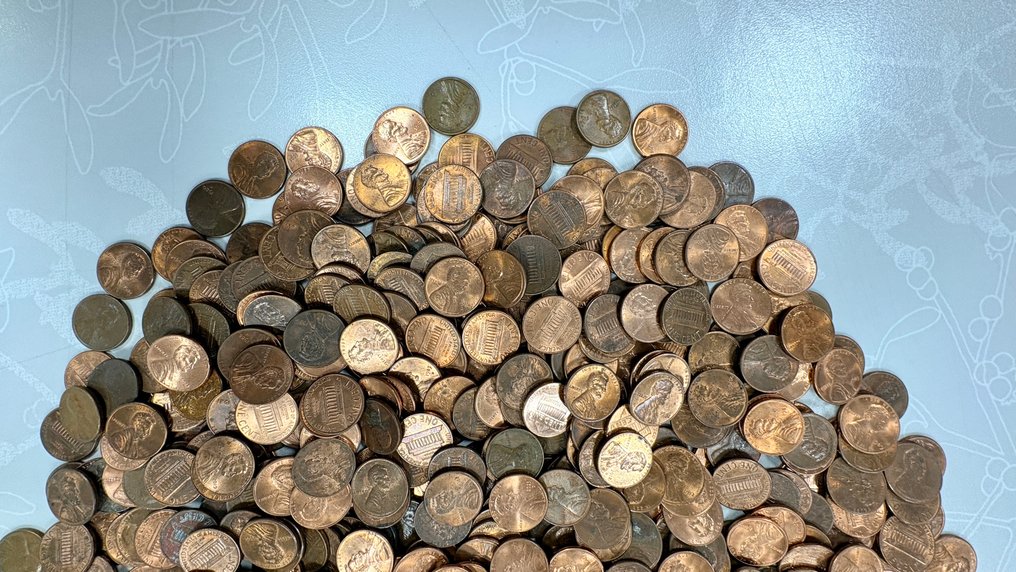 美國. Verenigde Staten pennies, 1 cent.  3,2 kg 1950-2020  (沒有保留價) #1.0