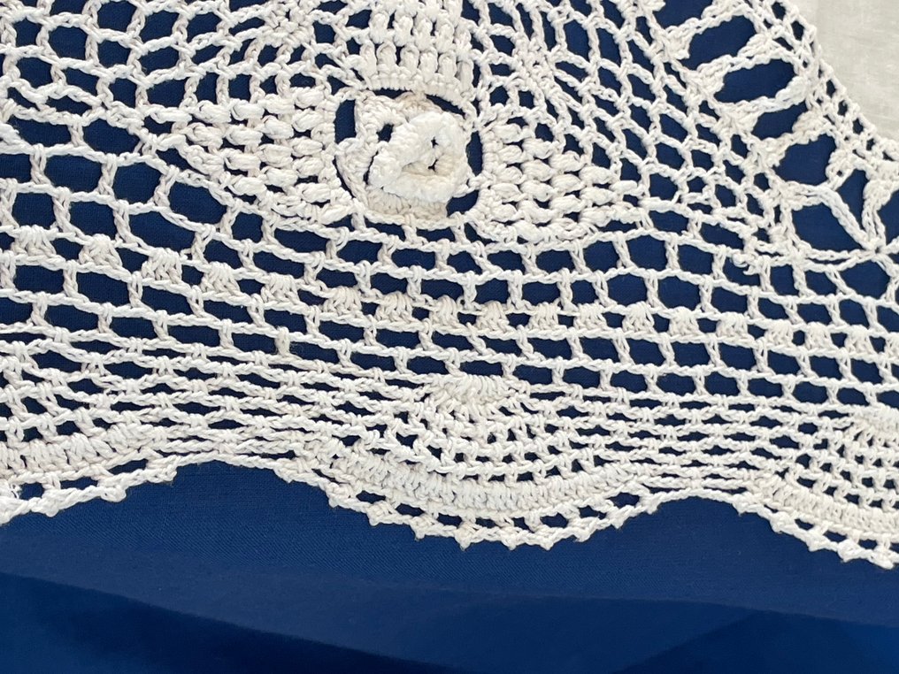 Copriletto fatto a mano con inserti in tessuto di lino - Päiväpeitto - 298 cm - 185 cm - Copriletto #2.1