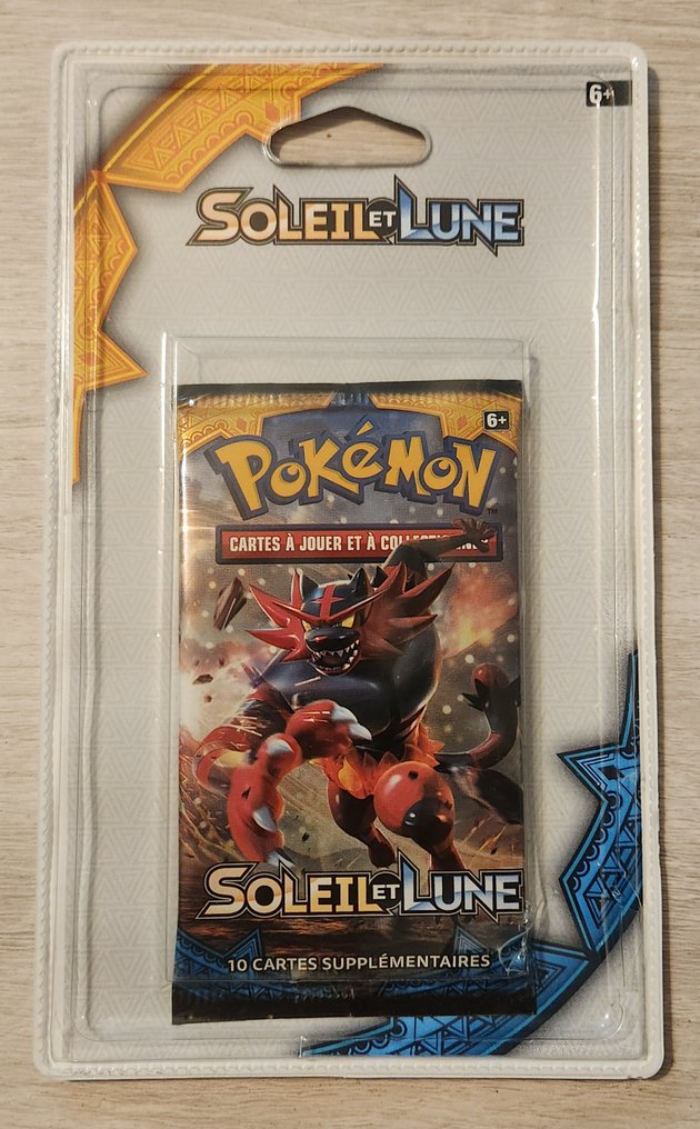 Pokémon - 1 Blister-pakke - Booster scellé de 10 cartes de l'extension Soleil et Lune - Sun & Moon #1.0