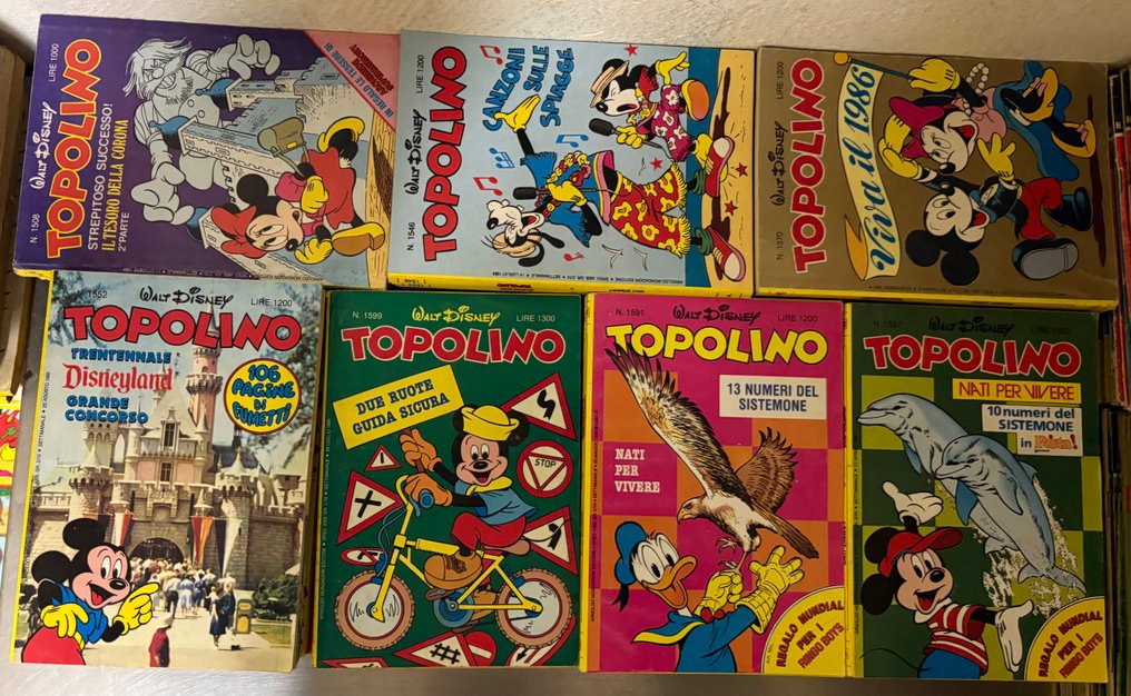 Topolino 1501/1600 - Sequenza semi completa - 93 Comic - EO #4.3