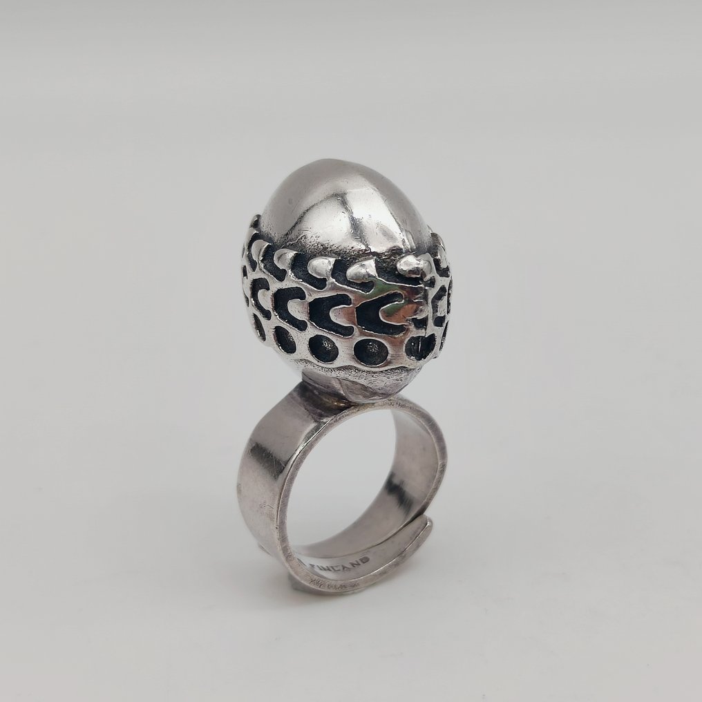 χωρίς τιμή ασφαλείας - Turun Hopea - Δαχτυλίδι Ασημί - Pentti Sarpaneva #1.0