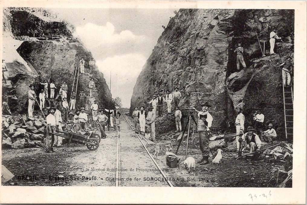 Βραζιλία - Πόλη και τοπία, Νότια Αμερική, Τρένα / Σιδηρόδρομοι, Στρατός, Πορτρέτα - Σάο Πάολο; Ρίο ντε Τζανέιρο; Μπλουμενάου; Πόρτο Αλέγκρε; Σάντος - Καρτ-ποστάλ (31) - 1900-1915 #1.0