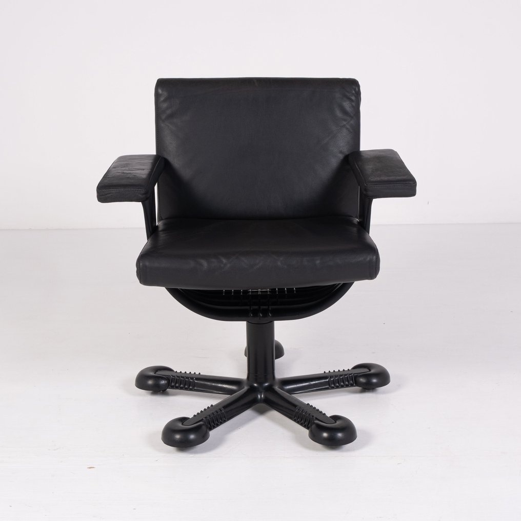 Molteni - Afra Scarpa, Tobia Scarpa - Καρέκλα γραφείου - Μείγμα - Χάλυβας, Δέρμα #2.1