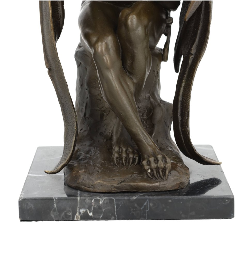 Sculpture, Satan - 30 cm - Bronze #2.1