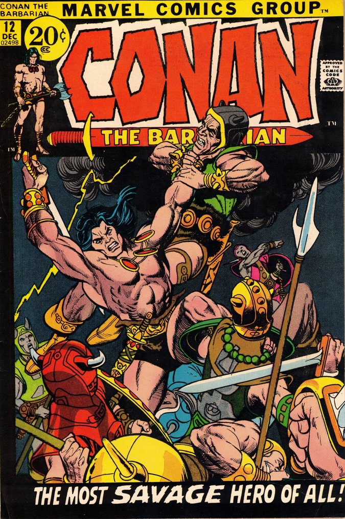 Conan the Barbarian #5, 12, 15, 17, 18, 52, 67, 100 - Set n. 8 comics - 8 Comic - First edition - 1971/1979 #3.2