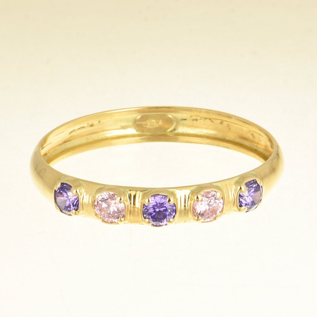 Sem preço de reserva - Anel - 14 K Ouro amarelo #1.0