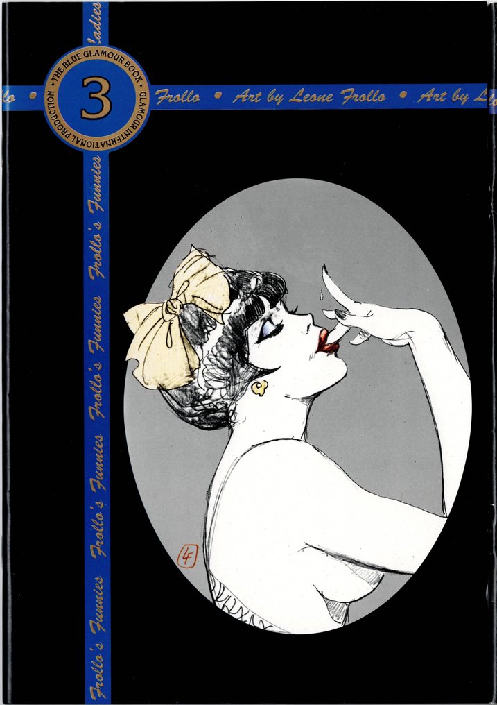 The Blue Glamour Book - Art by Leone Frollo - 4 Complete series - First edition - 1998 #4.3