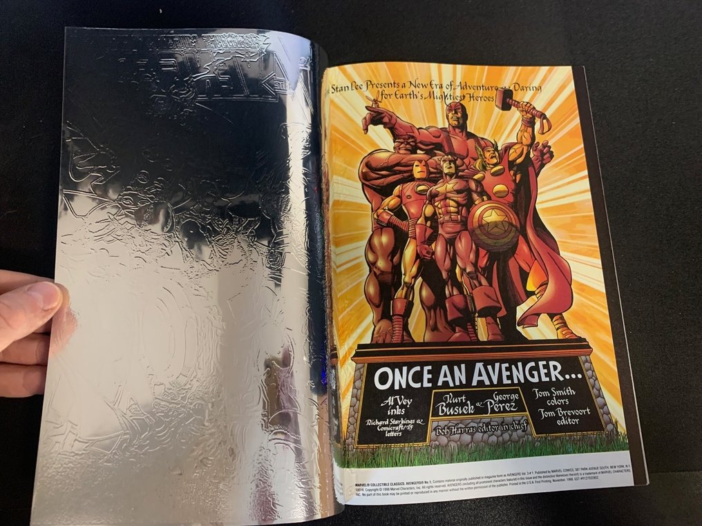 The Avengers 1 - Marvel Collectible Classics # Avengers #1 Chronium Variant NM Rare issue (1998) - 1 Comic - First edition - 1998/1998 #3.2