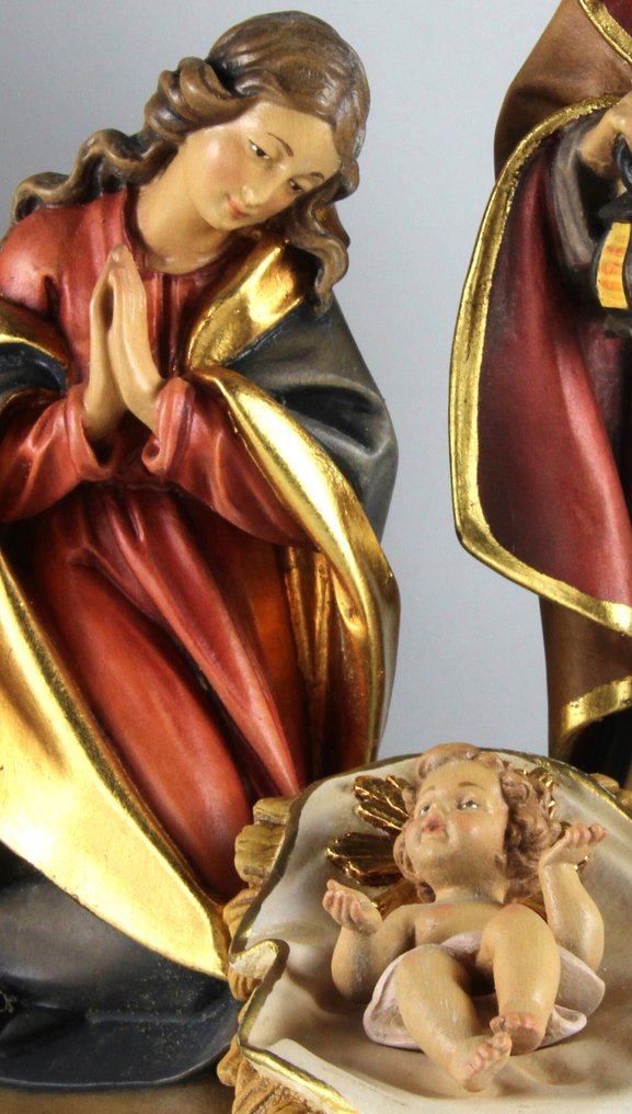 LEPI - Val Gardena - Rupert - Carving, Kerstgroep - 25 cm - Maple #3.2