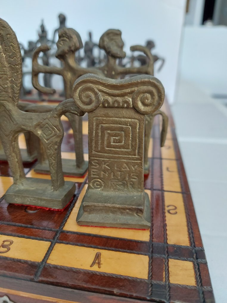 Christoforus Sklavenitis - Set di scacchi - bronzo #4.3