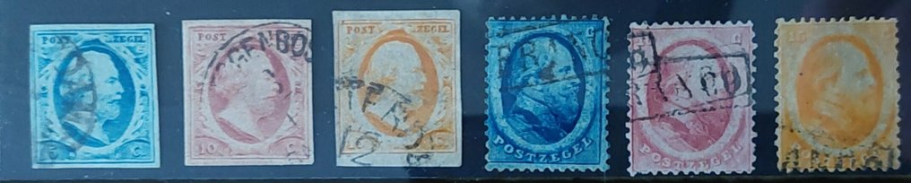 Netherlands 1852/1854 - King Willem III - NVPH 1-6 #1.0