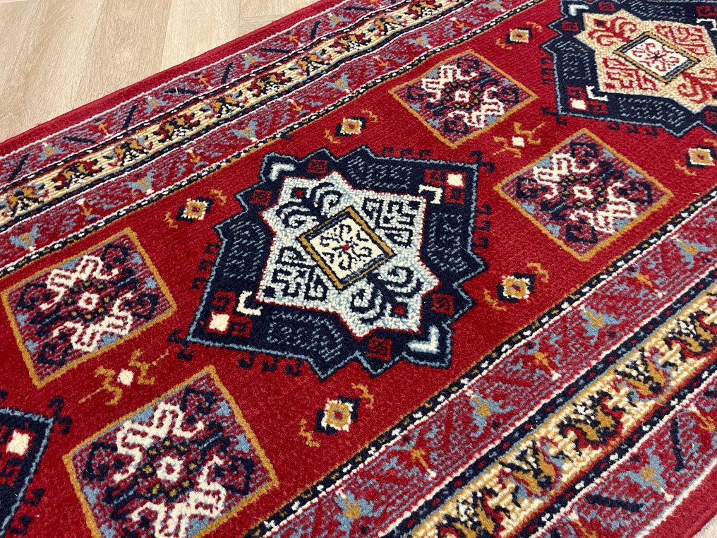 Kazak design - gulvteppe - smukke farver - kvalitetstæppe - Tæppe - 218 cm - 86 cm #2.1