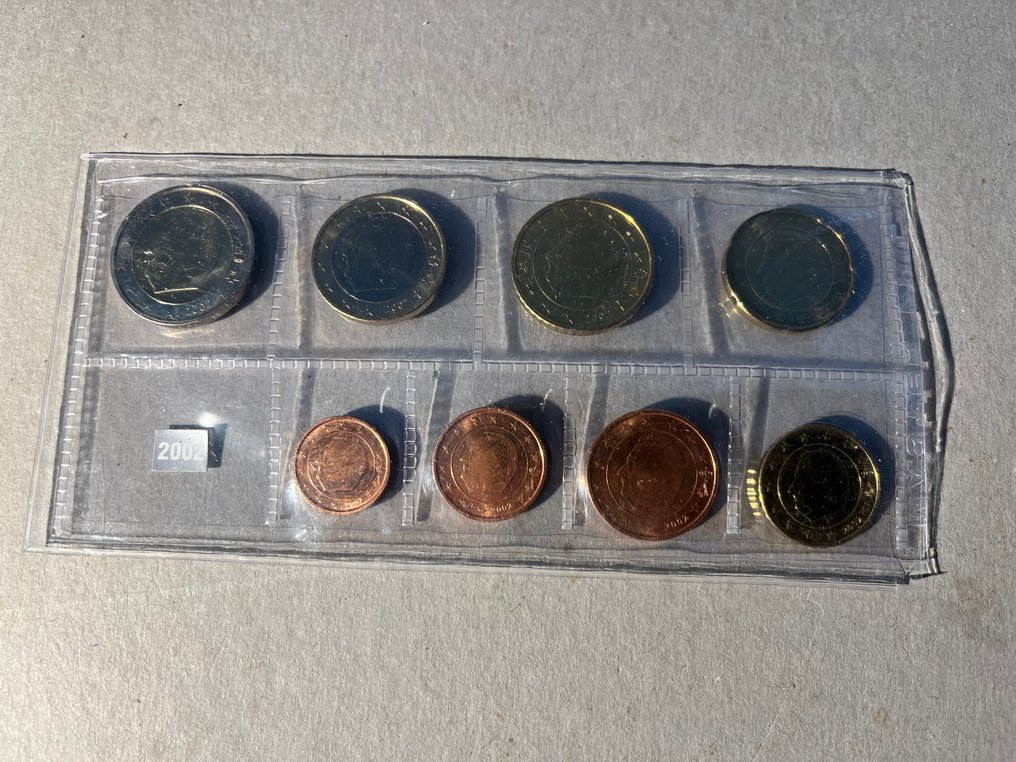 België. Series 1 Cent - 2 Euro 2002/2018 (5 series)  (Zonder minimumprijs) #1.0