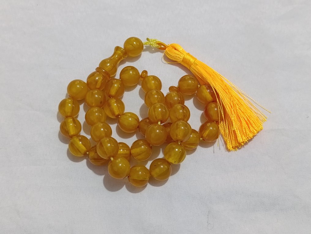  天主教念珠 - 琥珀 - 1970-1980 - 稀有的祈祷念珠  #3.2