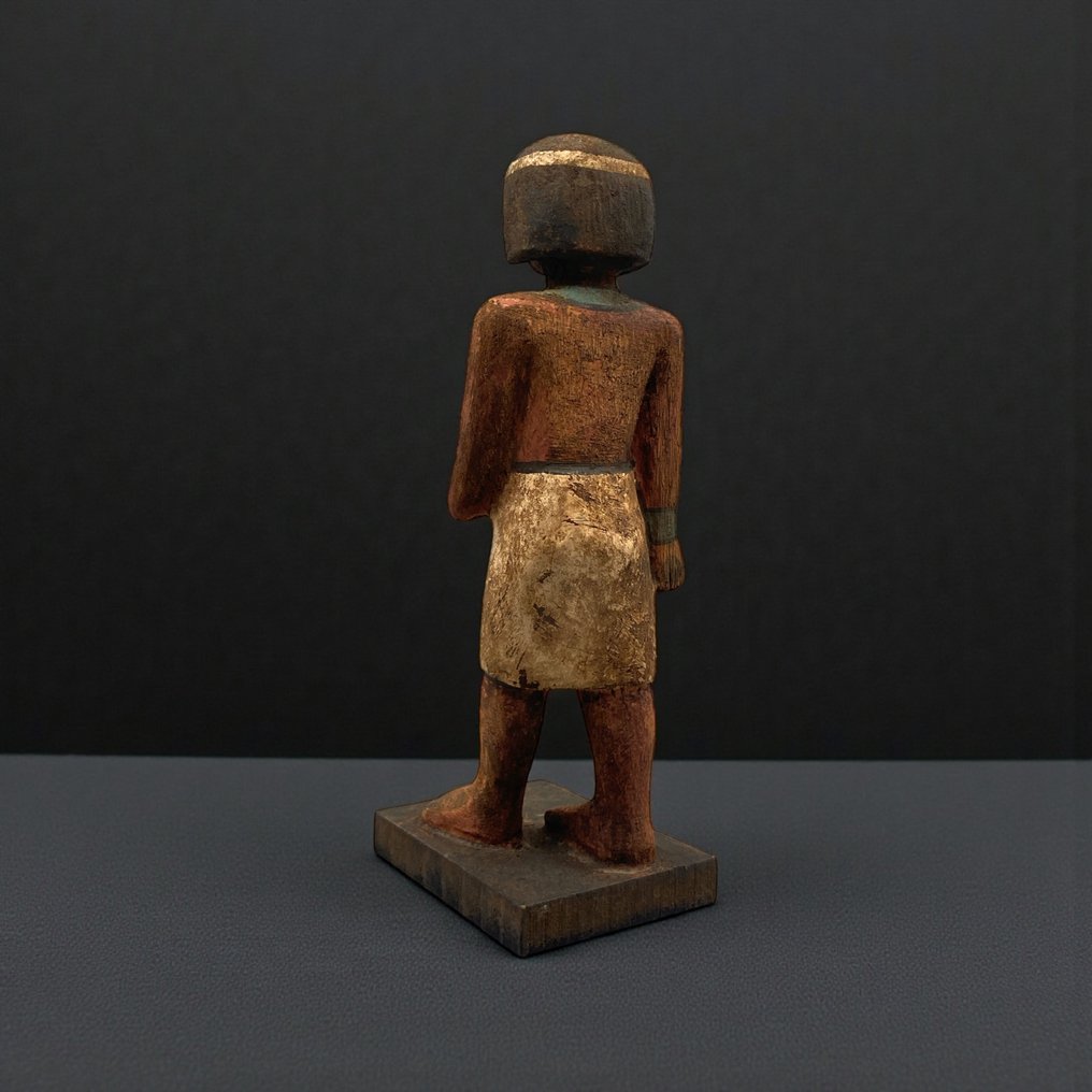 Αντίγραφο της αρχαίας αιγυπτιακής Ξύλινη άγαλμα λατρευτή  (χωρίς τιμή ασφαλείας) #3.2