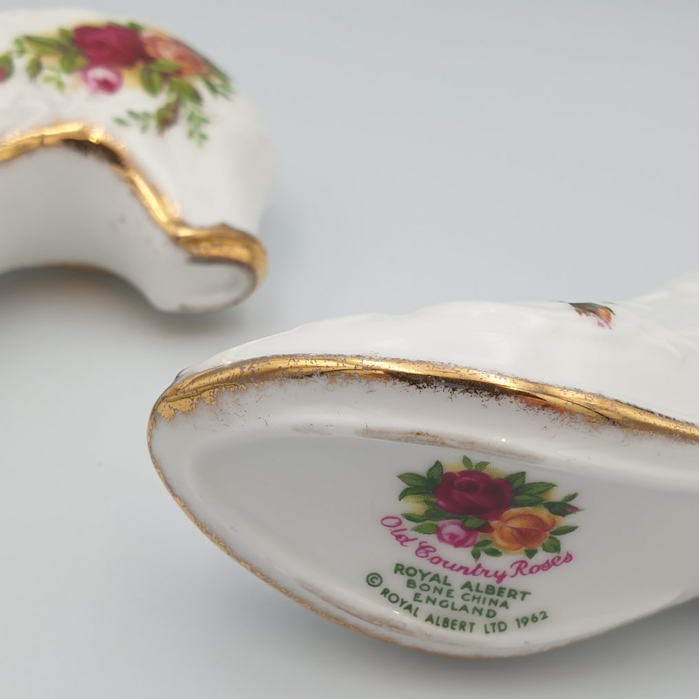 Royal Albert - Service à thé (13) - Porcelaine à la cendre d'os - Posy Slippers #4.3