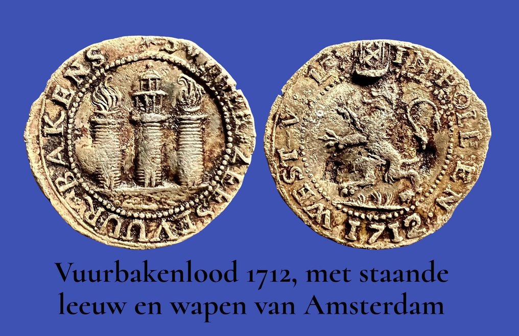 Netherlands. 1712  Gaaf bakenlood #2.1