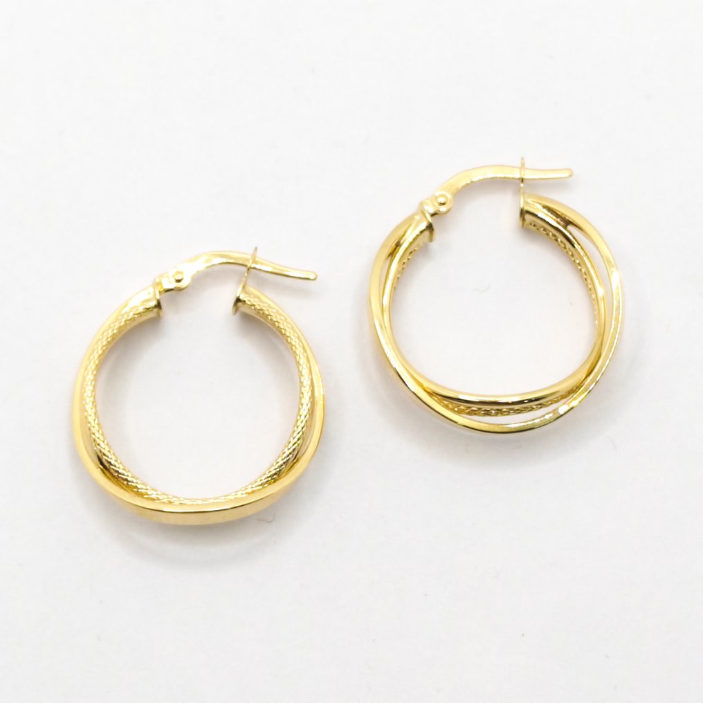 耳环 - 18K包金 黄金 #4.3