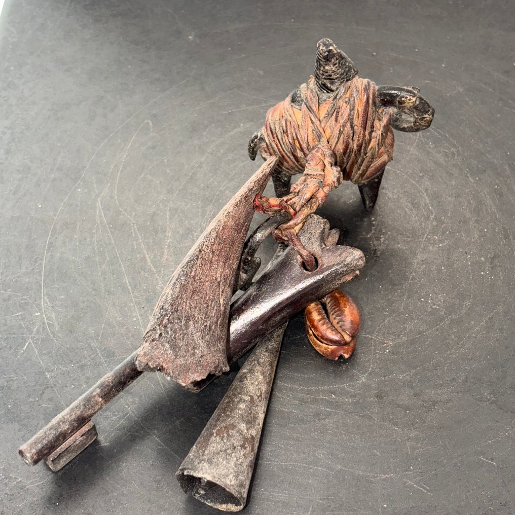 Fétiches figures équestres Kotoko - Γλυπτό - Cameroon (χωρίς τιμή ασφαλείας) #3.2