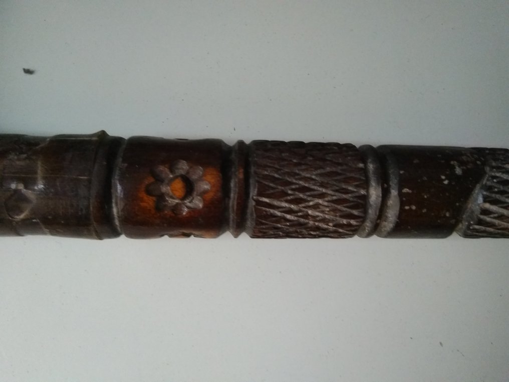 Walking stick  (2) - Wood, brass #3.2