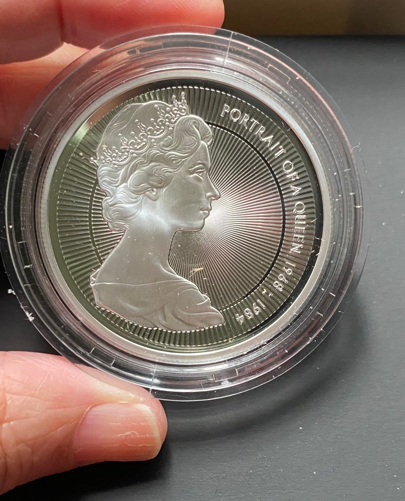 United Kingdom. 5 Pounds 2026 Portrait of Queen Elizabeth II second Effigy, Silver Proof  (No reserve price) #1.0