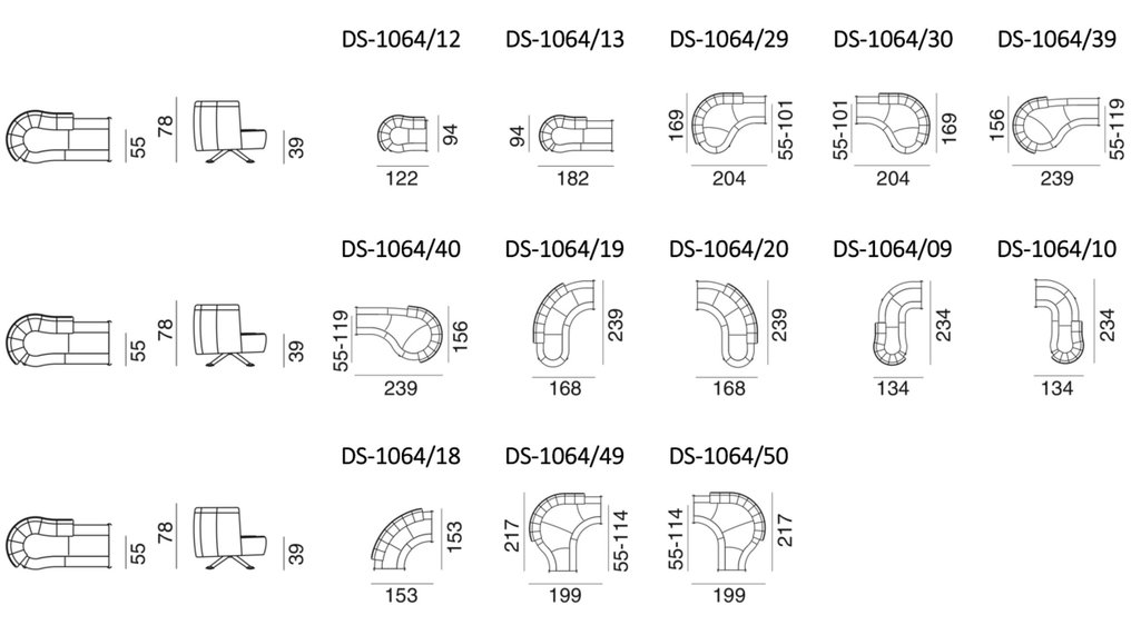 de Sede - Hugo de Ruiter - Καναπές - DS 1064 - Δέρμα - Τοπίο ποταμού #4.3