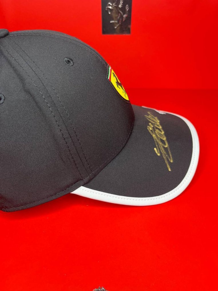 法拉利 - 官方 SF 帽子 - Charles Leclerc Autographed - 运动帽 #4.3