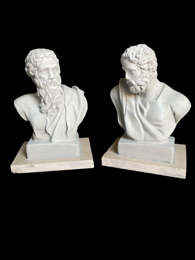 Γλυπτό, San Pietro e Paolo - 29 cm - Πέτρα #4.3