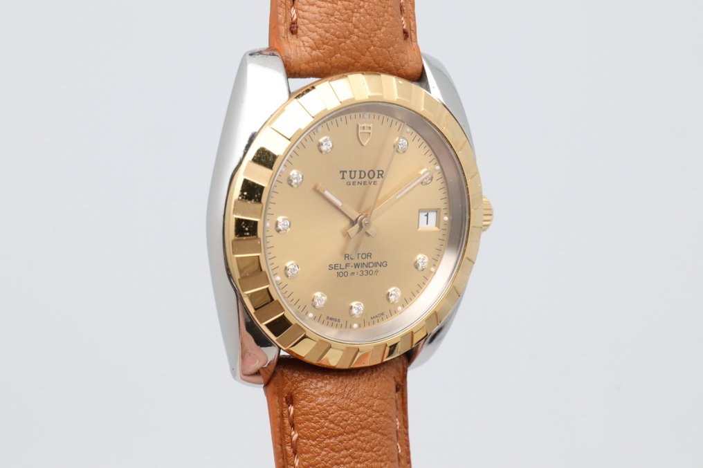 Tudor - Classic Date Automatic - Sem preço de reserva - 21013 | Gold Dial w/ Diamonds - Homem - 2000-2010  #1.0