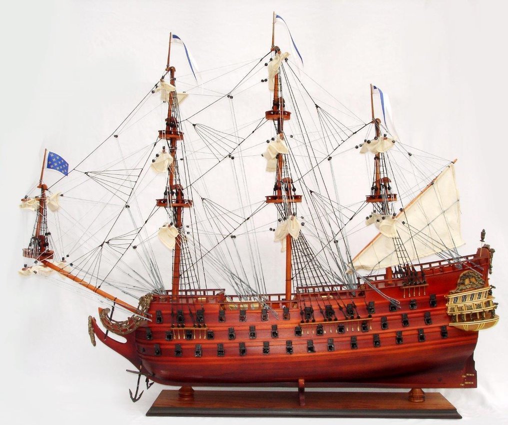 Modelboot - Le Furieux - Model van een 17e-eeuws linieschip #2.1