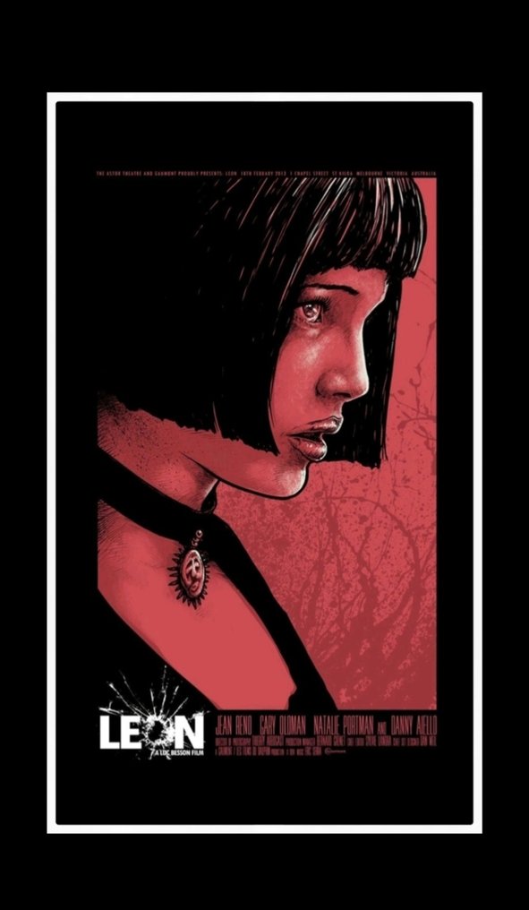 Godmachine - Léon: The Professional filmposter 1994  – Genummerde editie #4.3