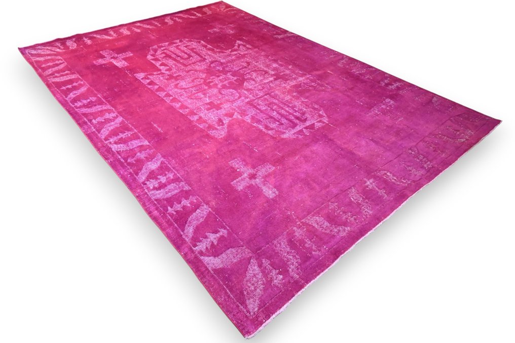 XXL Ροζ Vintage - Χαλί - 355 cm - 250 cm - με πιστοποιητικό #1.0