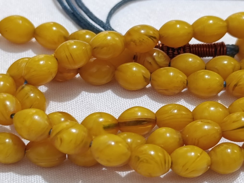  Ροζάριο - Κεχριμπάρι - 1970-1980 - Σπάνια Κομποσκοίνια Προσευχής  #2.1