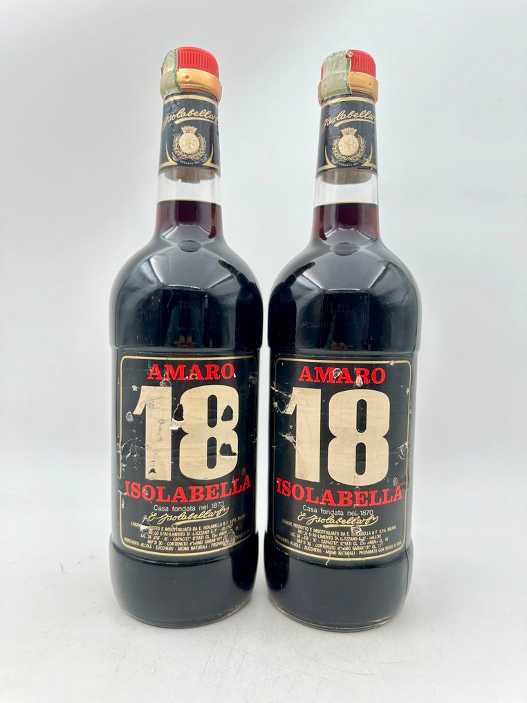 Isolabella - Amaro 18 - Magnum - b. 1970-tallet - 150cl - 2 flasker #1.0