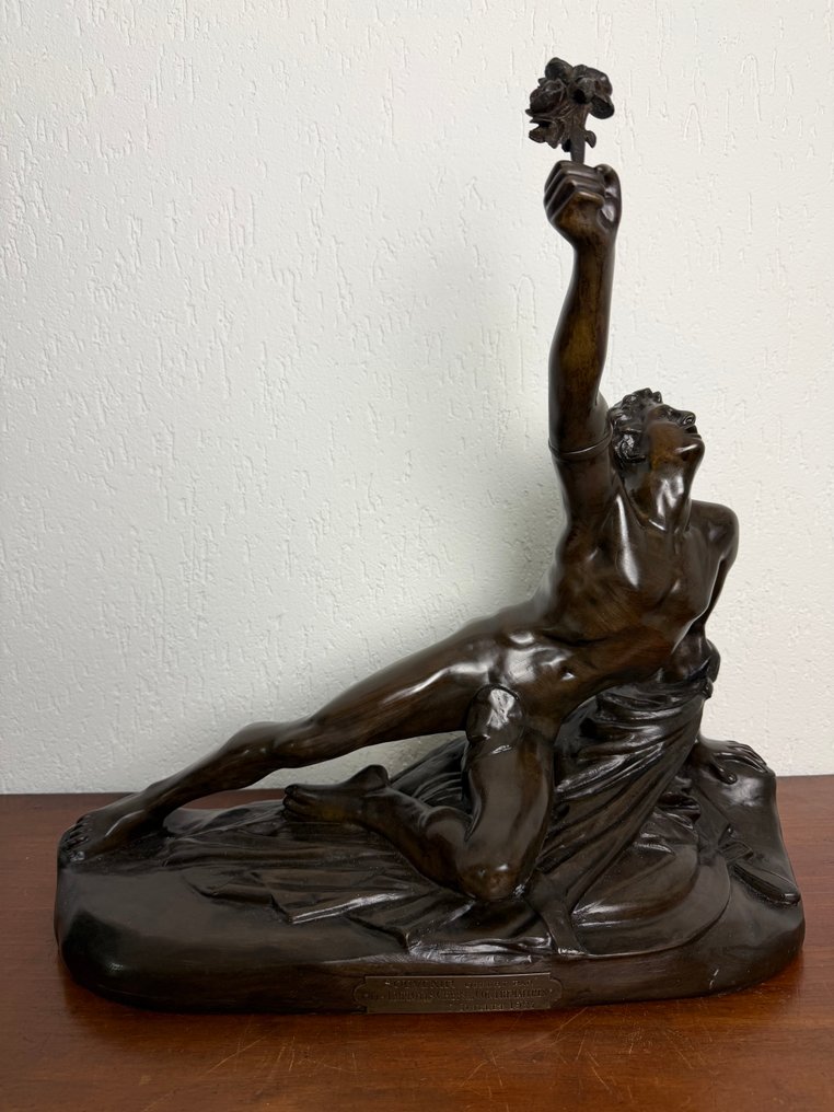 Attr. Jean-Pierre Cortot (1787 - 1843) - Γλυπτό, "Marathon Soldier" - 55 cm - Μπρούντζος #3.2