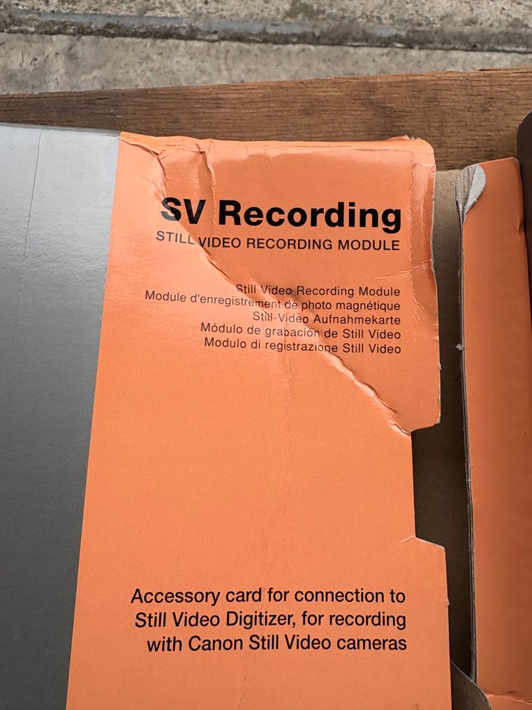 Canon Canon ion-PC II Still Video Digitizer – zeldzame ISA-kaart – met originele doos Analogt kamera #4.3