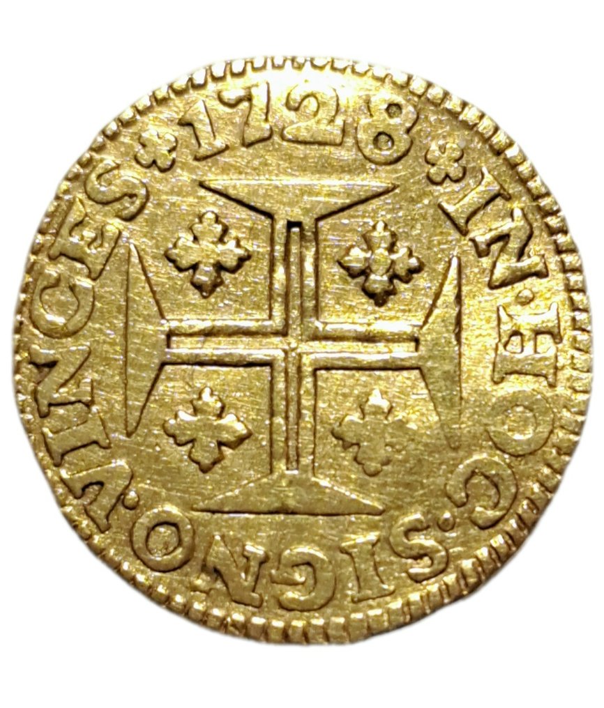 Portugal. João V (1706-1750). Pinto (480 Reis) - 1728 #2.1