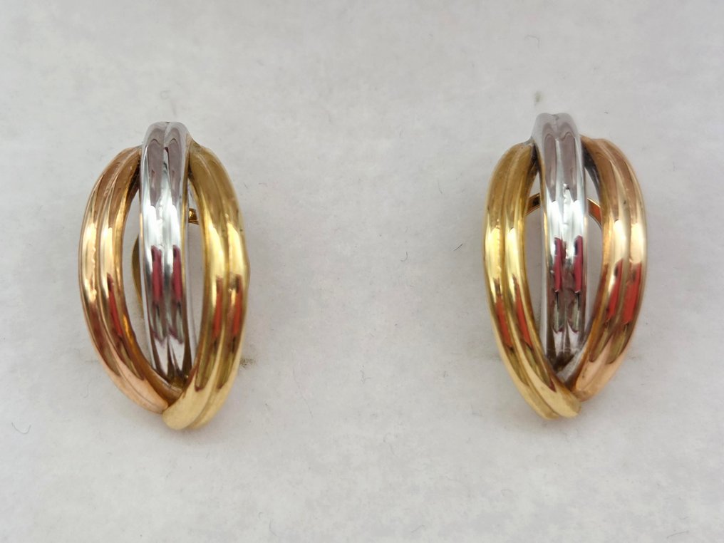 耳环 - 18K包金 黄金, 玫瑰金, 白金 #4.3