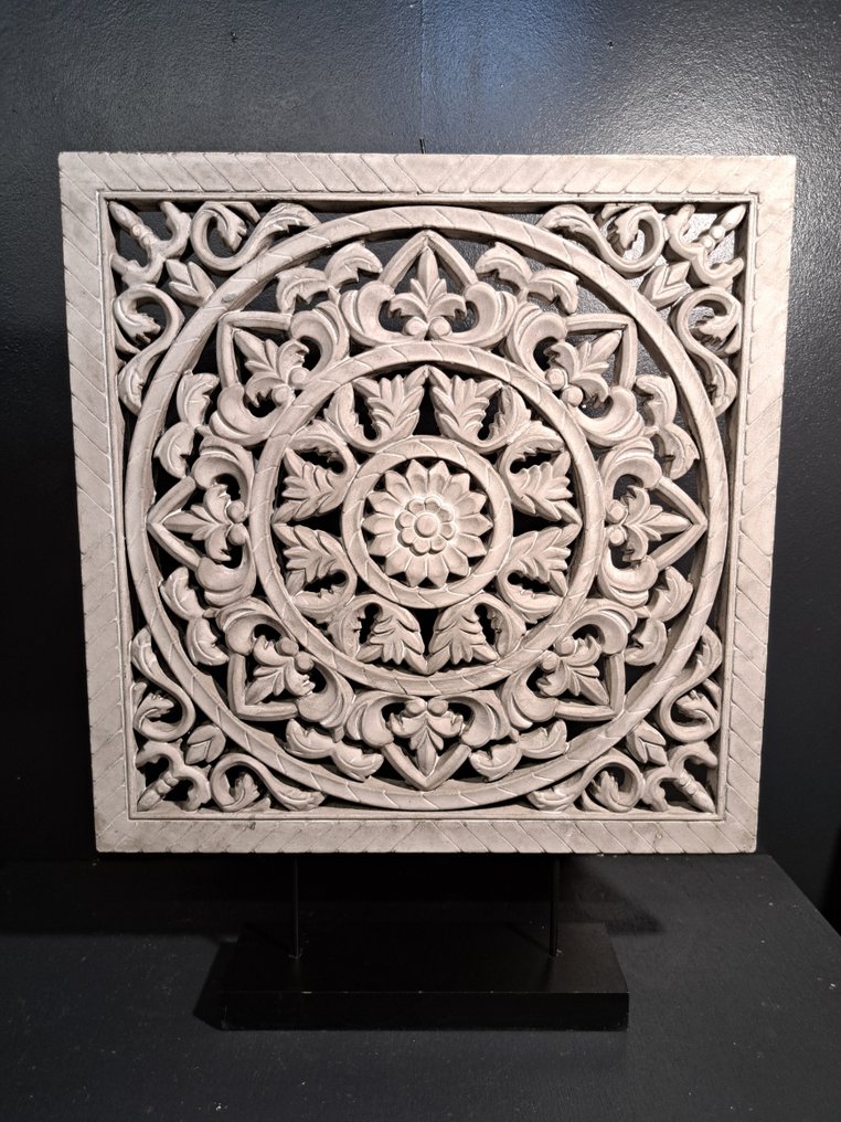 Statua, Verbluffend raamscherm - 49.5 cm - Legno #1.0