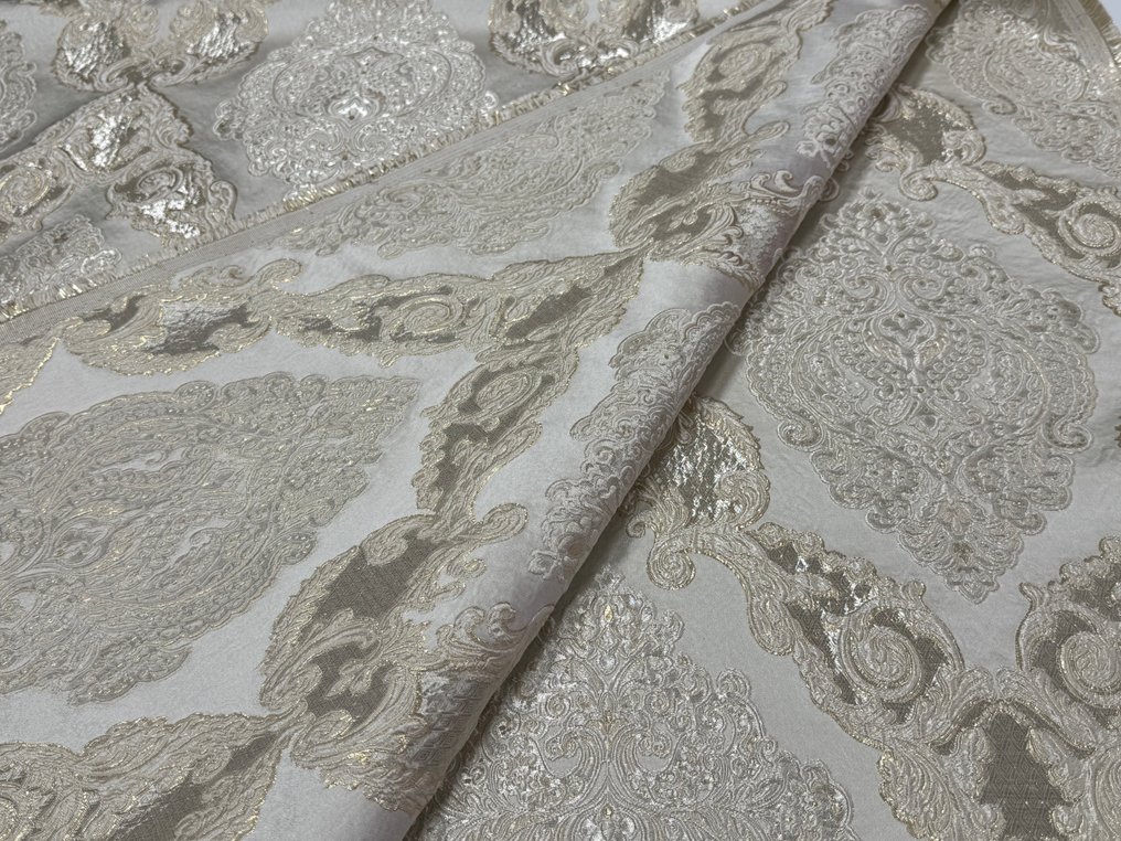 Πολυτελής κομψότητα σε ζακάρ Δαμασκού - Ύφασμα ταπετσαρίας  - 5 m - 1.4 m #2.1