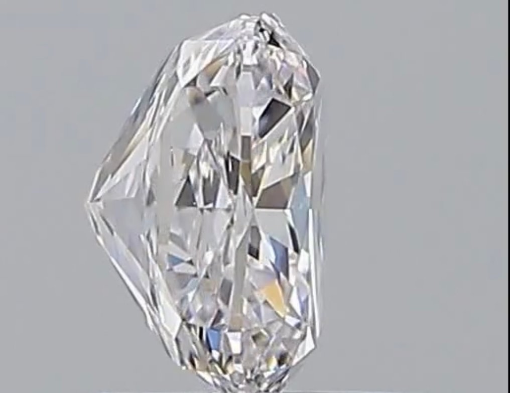 Zonder minimumprijs - 1 pcs Diamant  (Natuurlijk)  - 1.00 ct - Cushion - D (kleurloos) - VS1 - Gemological Institute of America (GIA) #1.0